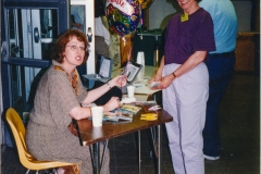 Cheryl Monk Helping at a WGMC Event