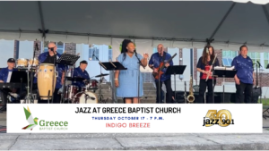 Indigo Breeze Kicks Off 2024-25 Greece Baptist Church Series on October 17