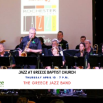 The Greece Jazz Band Performs at Greece Baptist Church on April 10