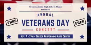 Greece Athena High School Presents a Salute to Veterans