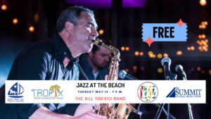 Jazz at The Beach – Monthly Banner