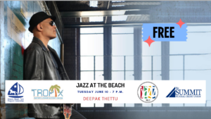 Jazz at The Beach – Monthly Banner